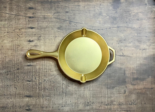 Gold Foam Rubber Frying Pan