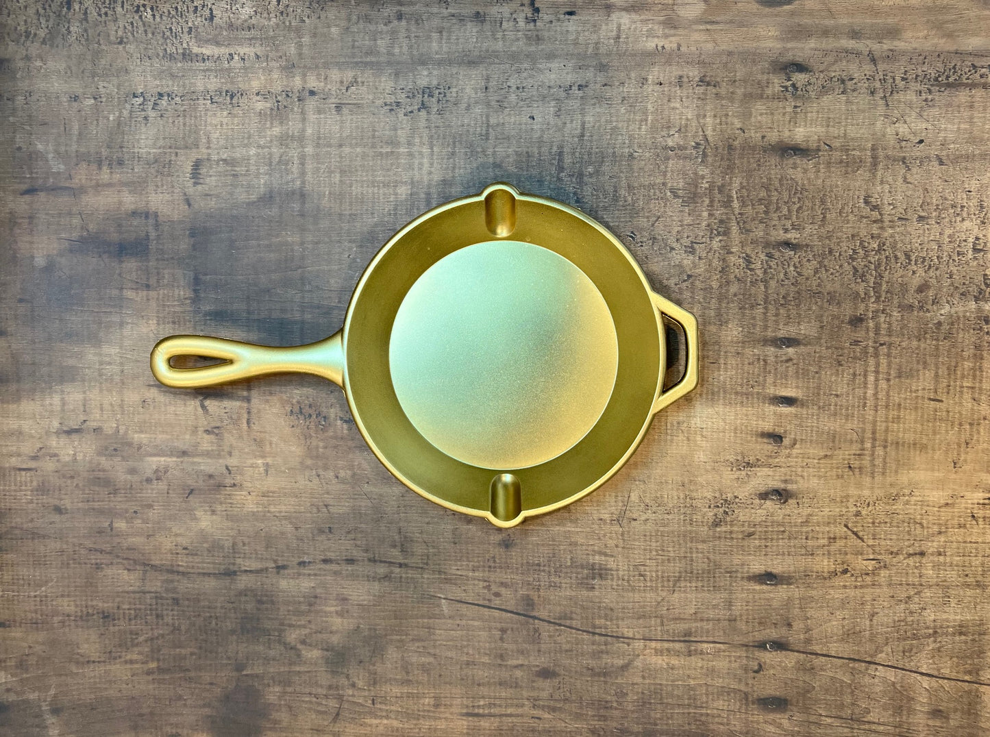Gold Foam Rubber Frying Pan