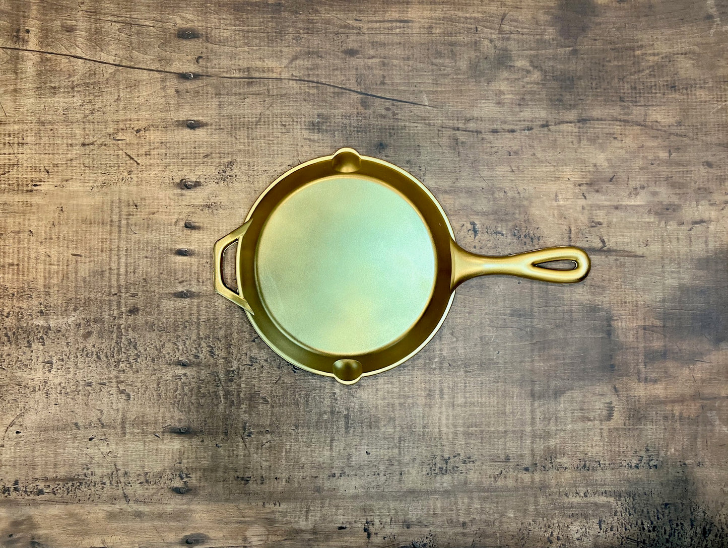 Gold Foam Rubber Frying Pan