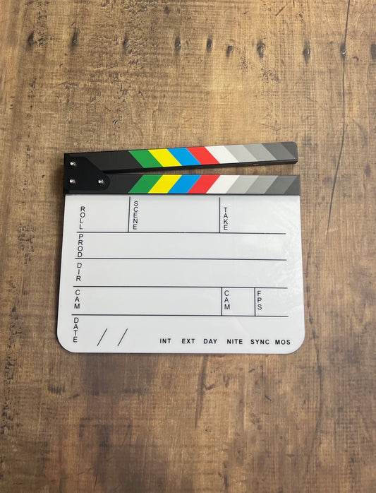 USPFX On Set Necessities presents a Clapboard