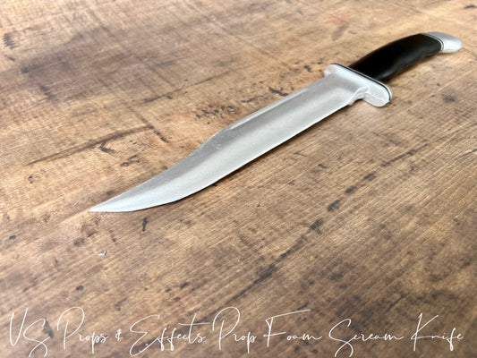 Back In Stock : Foam Buck Knife, Foam Scream Knife Prop, Ghost Face Prop Knife- LIMITED SUPPLY