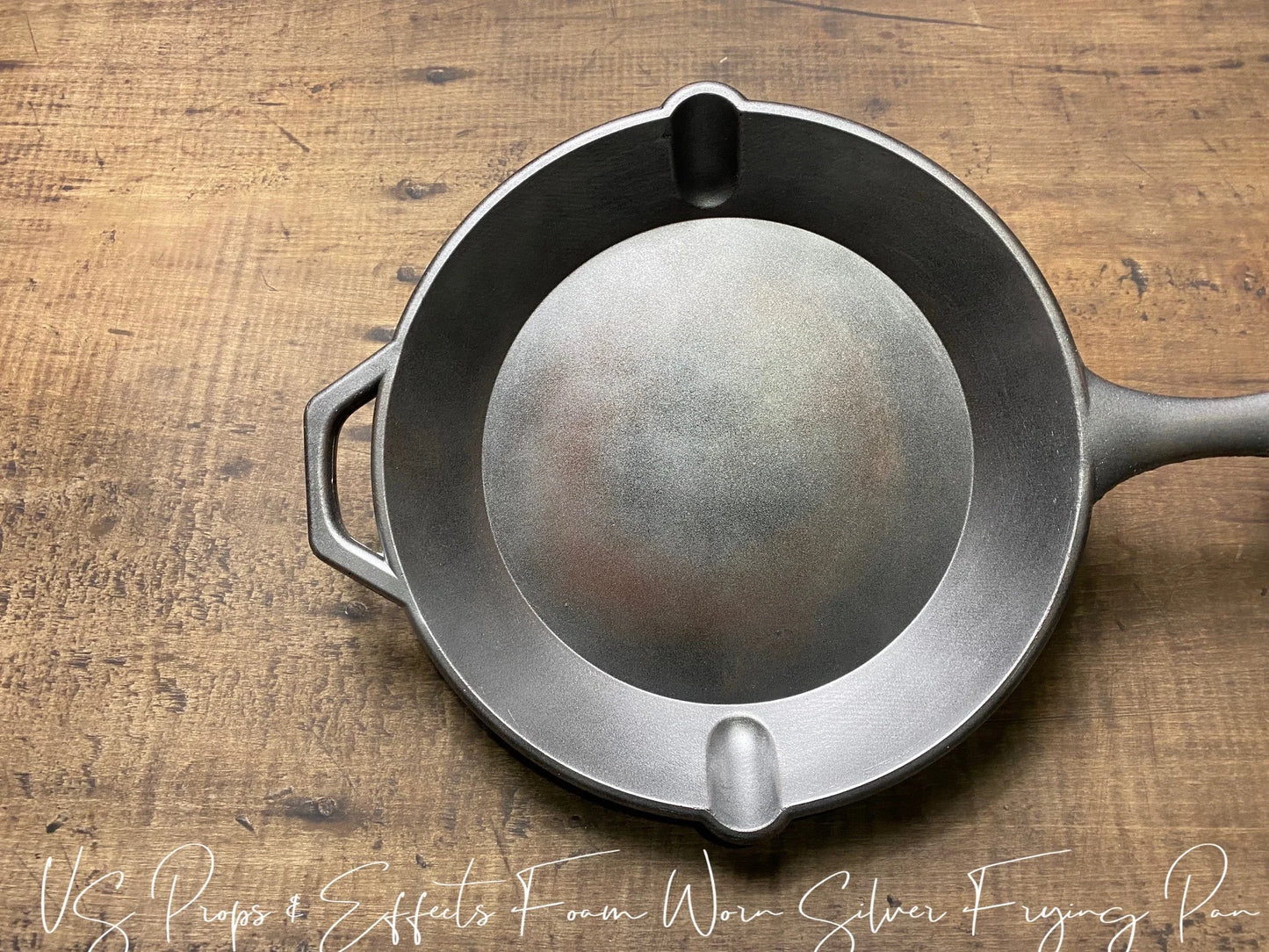 Silver Foam Rubber Frying Pan