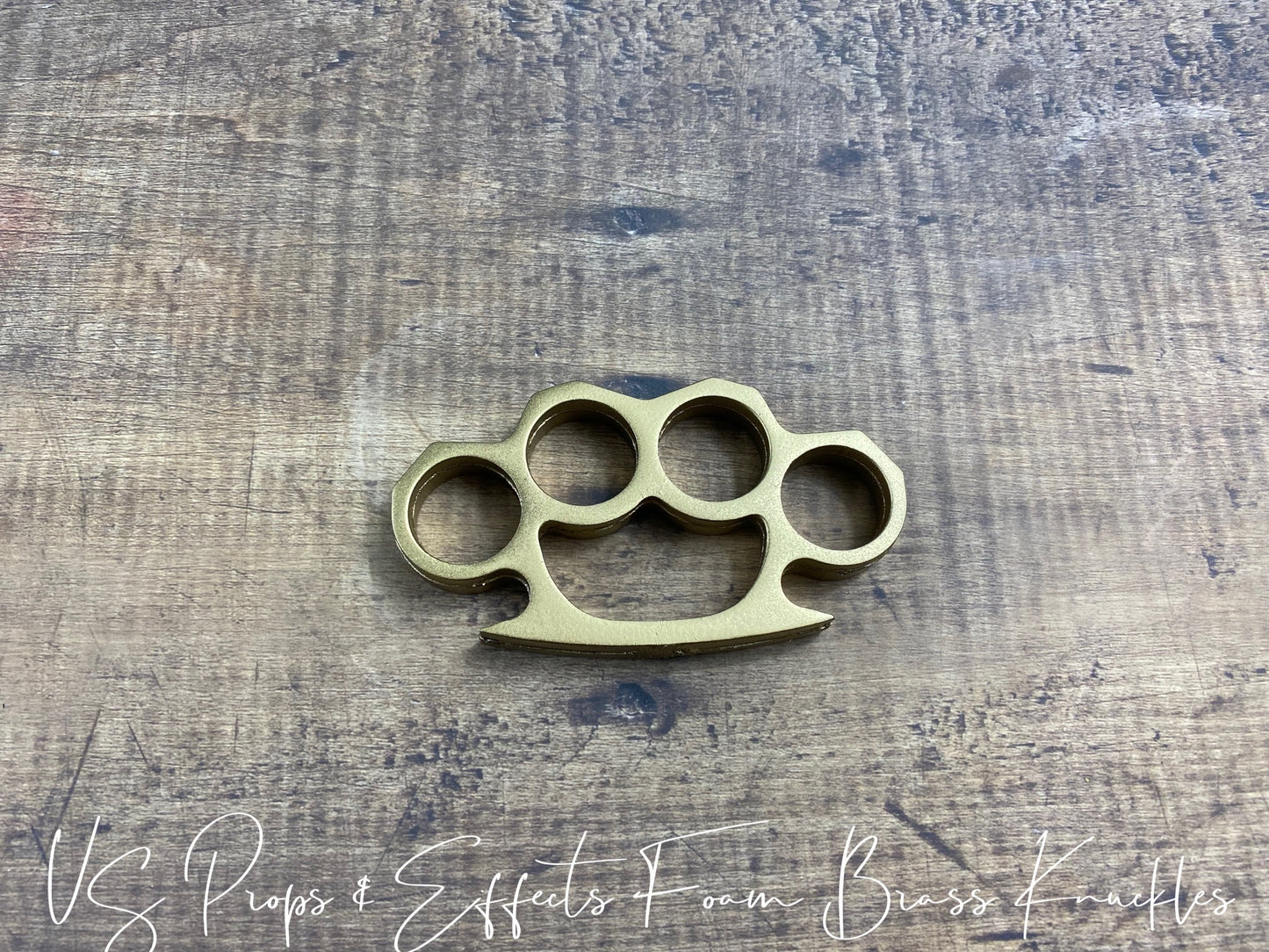 Foam Rubber Brass Knuckles