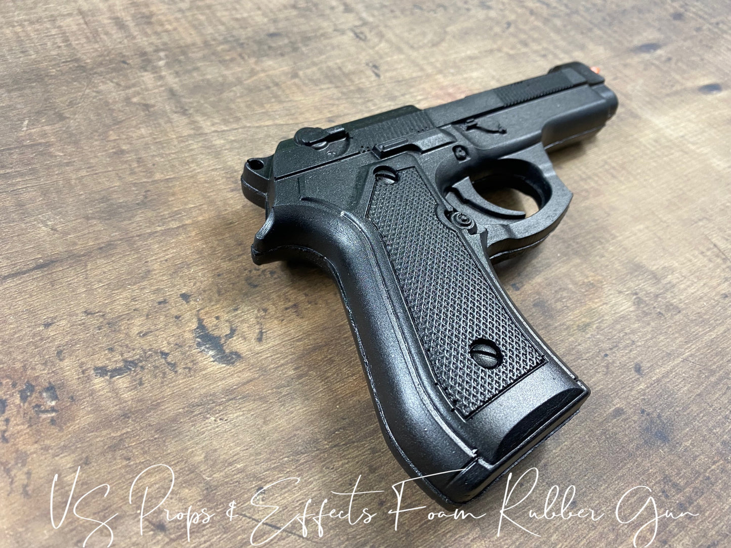 Foam Soft Rubber Training Gun, SAFE SET CHOICE, No Projectiles, Film & Tv Safe, Theatre Safe, Gun Safety for Filming