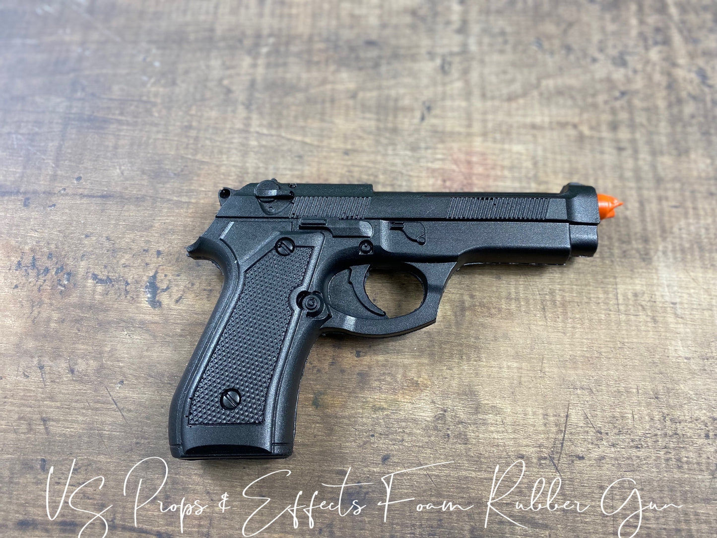 Foam Soft Rubber Training Gun, SAFE SET CHOICE, No Projectiles, Film & Tv Safe, Theatre Safe, Gun Safety for Filming