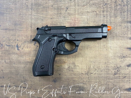 Foam Soft Rubber Training Gun, SAFE SET CHOICE, No Projectiles, Film & Tv Safe, Theatre Safe, Gun Safety for Filming