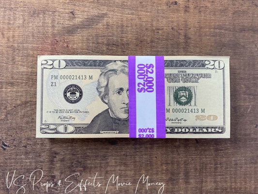 Movie Money- $20s Full Print