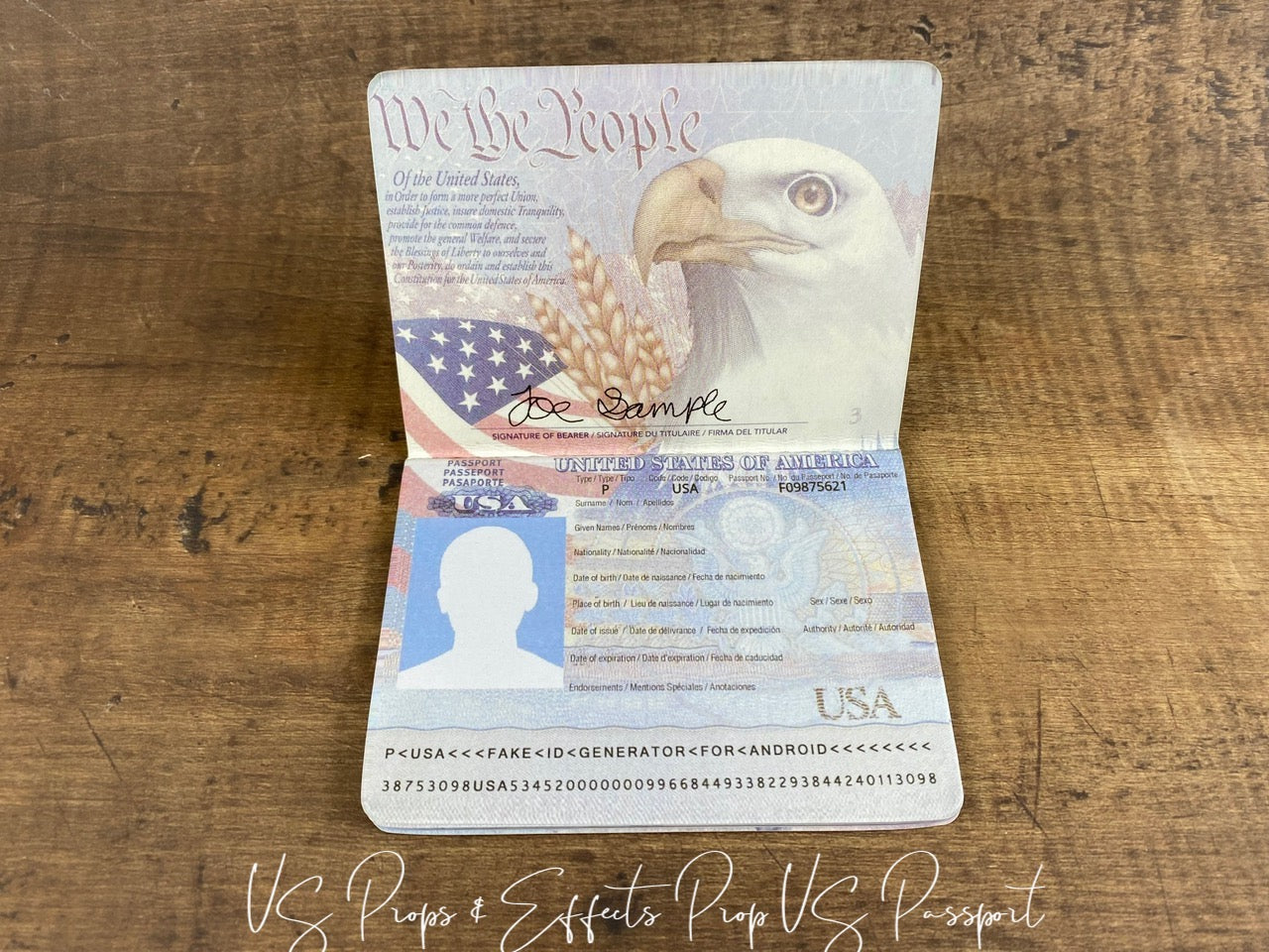 Prop US Passport