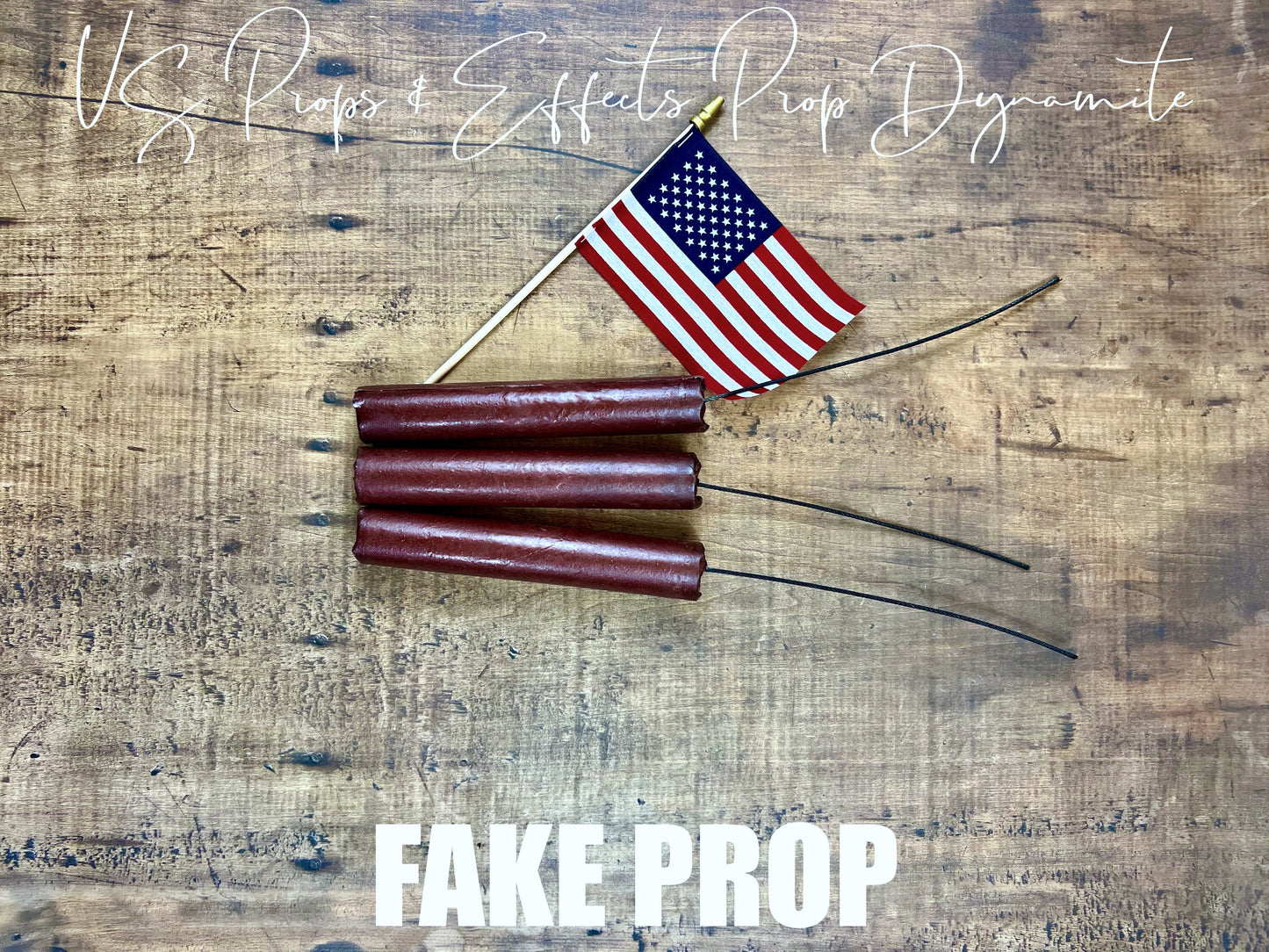Fake Prop Dynamite Sticks, TNT Replica, Fourth of July Decor, 4th of July Centerpiece