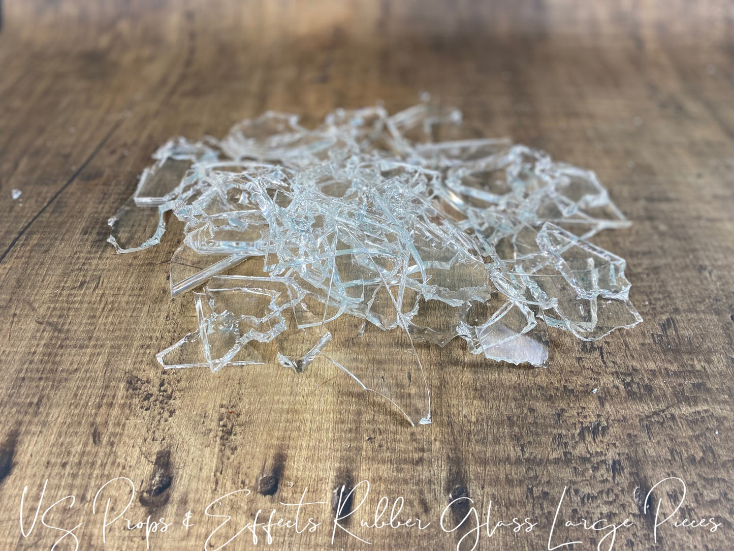 Rubber Glass LARGE Pieces- 1 LB