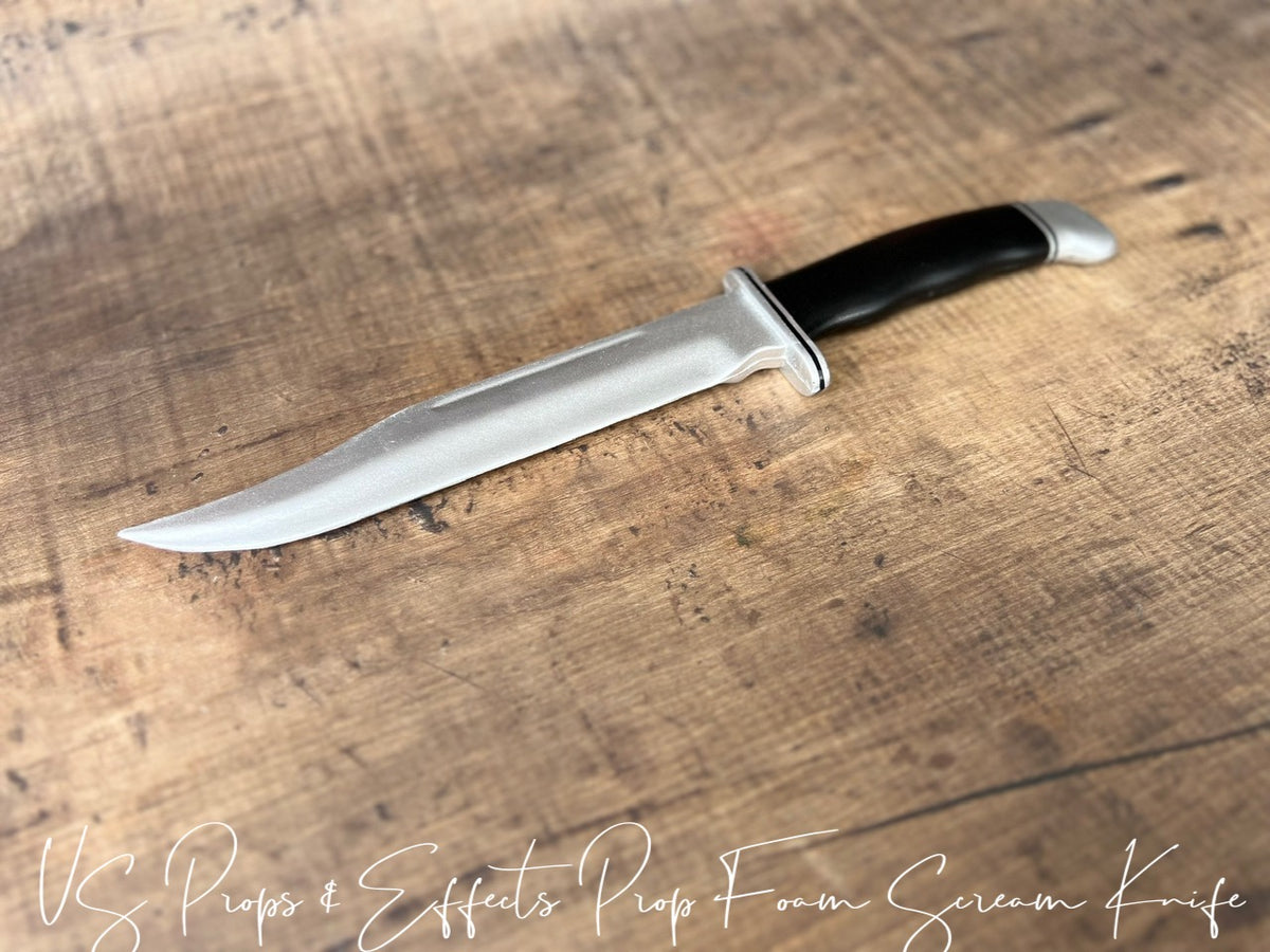 Prop Switchblade Back In Stock : Foam Buck Knife, Foam Scream Knife Prop, Ghost Face Pr ...