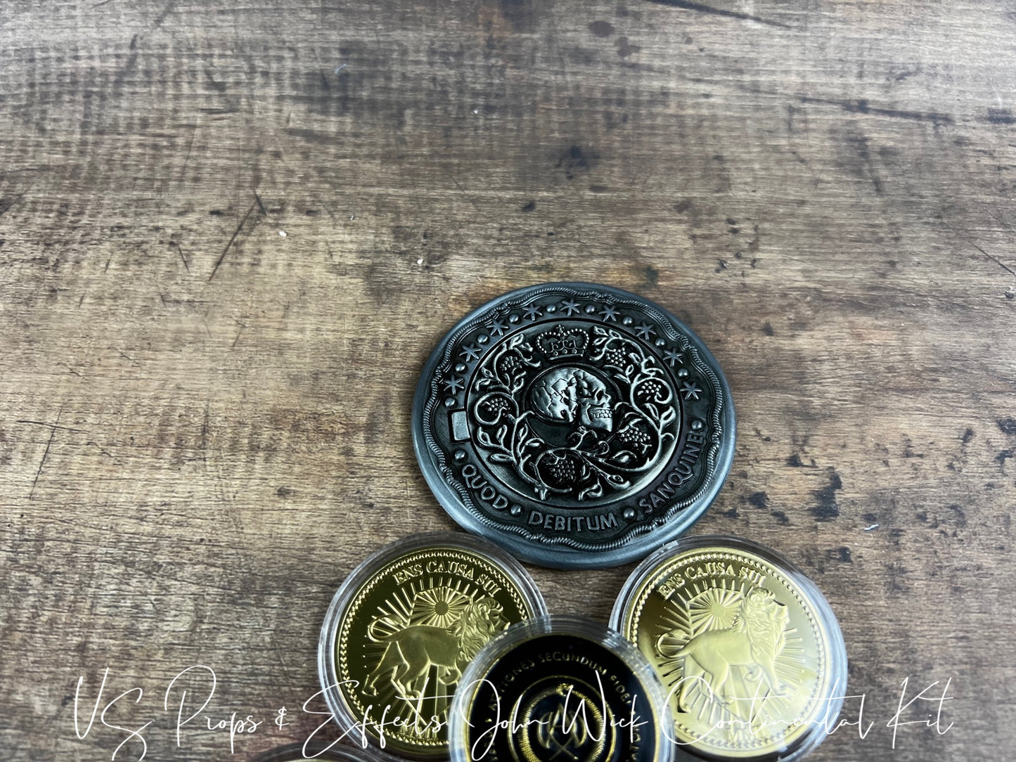 John Wick Continental Kit- Includes Continental Coin and Card Kit, John Wick props