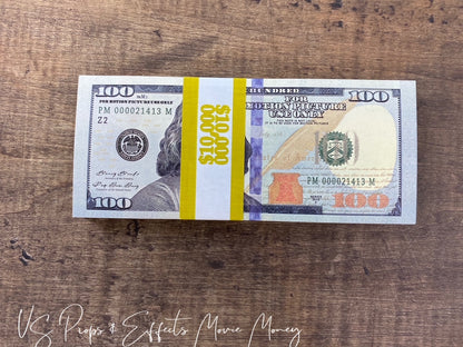 Movie Money- $100's Full Print