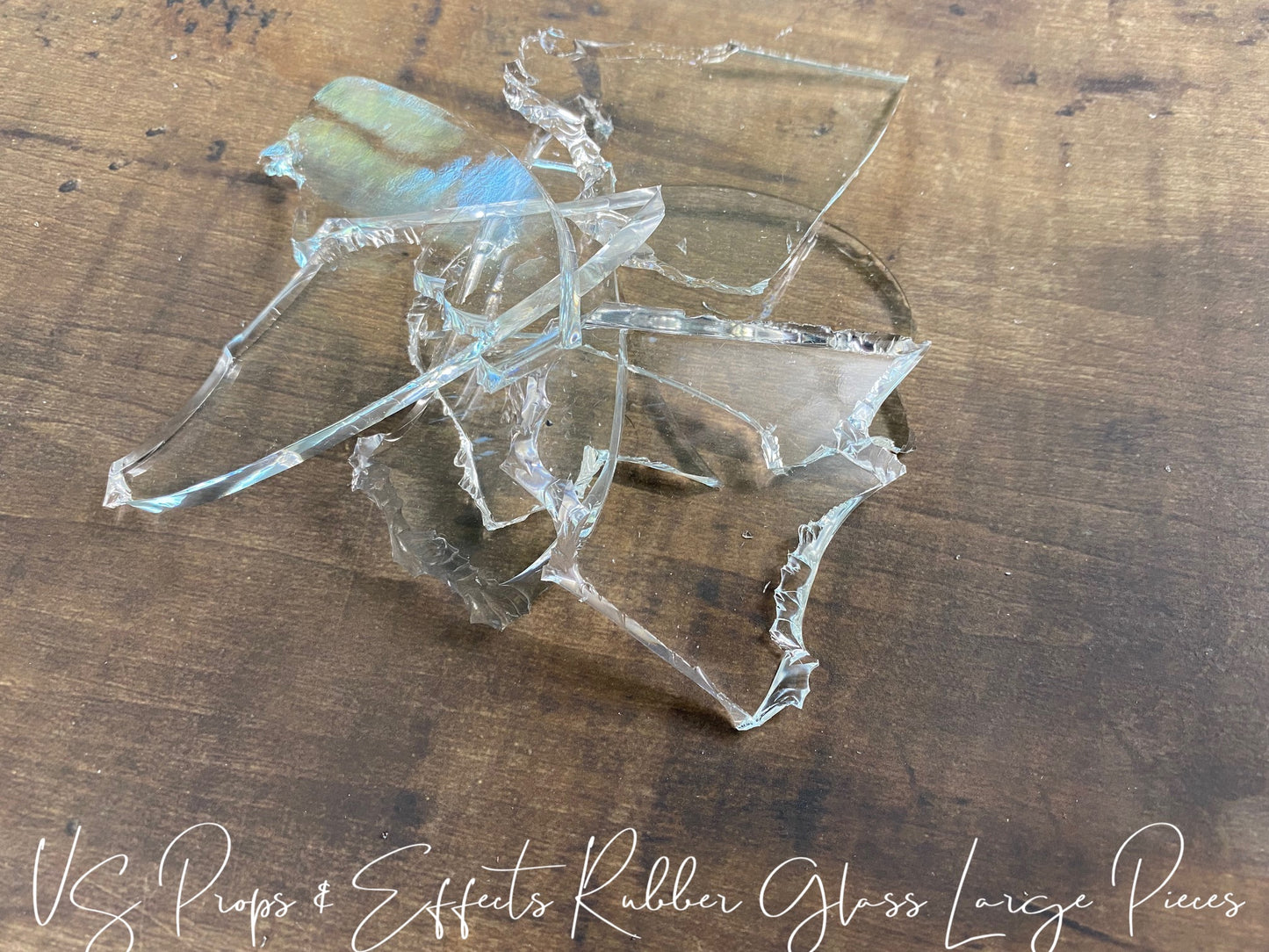 Rubber Glass LARGE Pieces- 1 LB