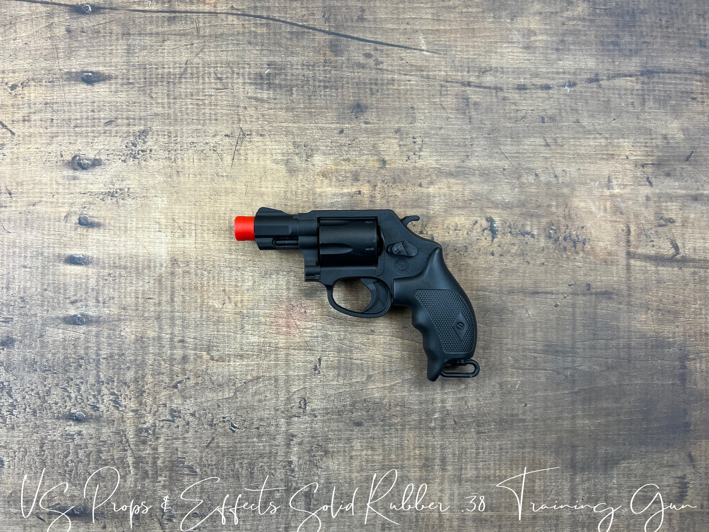 Solid Rubber Training Gun .38 Snub, SAFE SET CHOICE, No Projectiles, Film & Tv Safe, Theatre Safe, Gun Safety for Filming